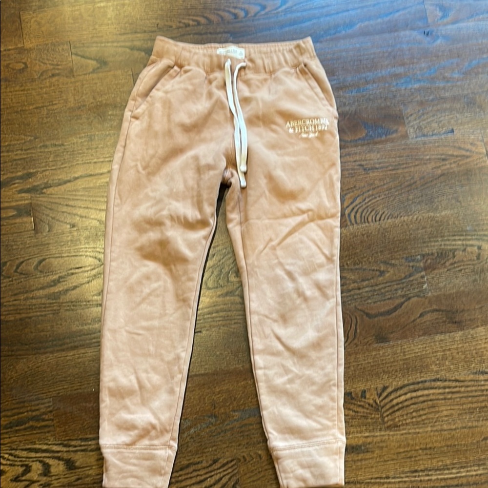 Abercrombie Kids Pink Sweatpants with Tapered Leg